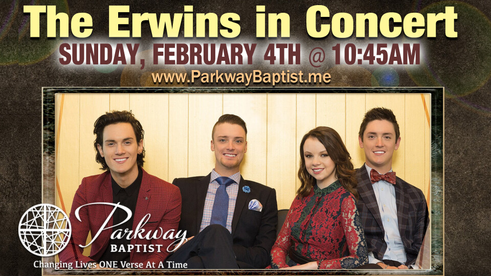 The Erwins in Concert Parkway Baptist Church